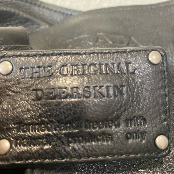 Prada black pebbled deerskin convertible bag. - Picture 8 of 16